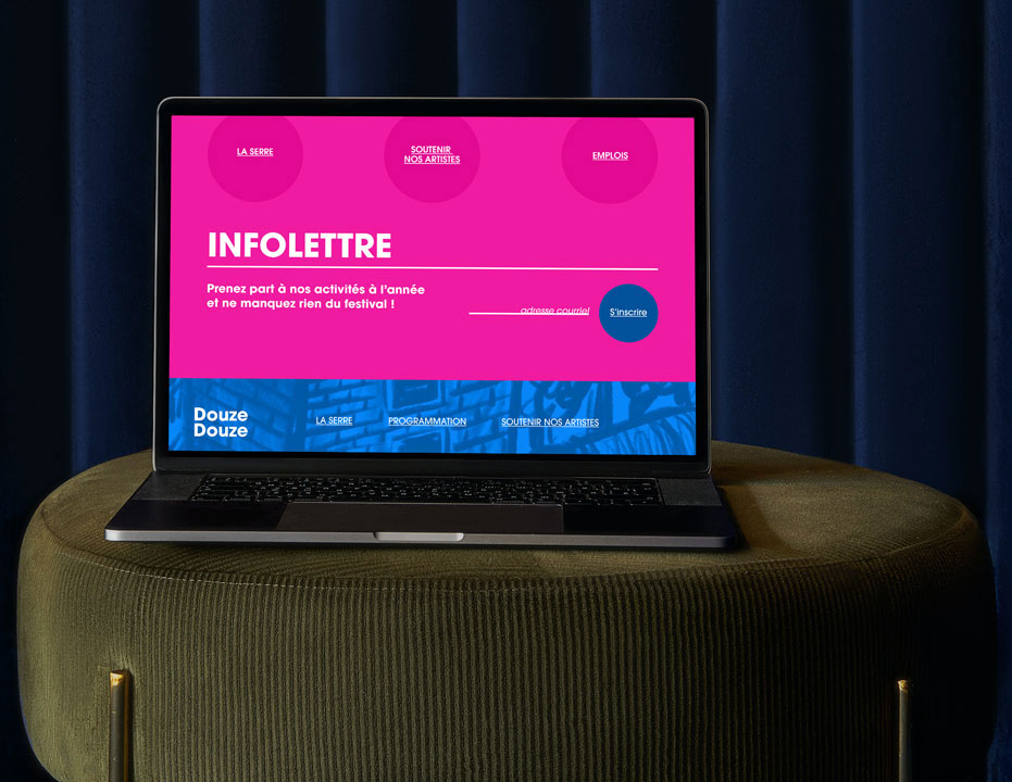 site web bureau, projet publicitaire, design graphique par Laurence Rochon, graphiste Montréal
